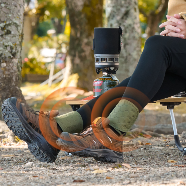 ダイヤ工業 bonbone 発熱ウォーマー キルト 足くび用 2024年モデル