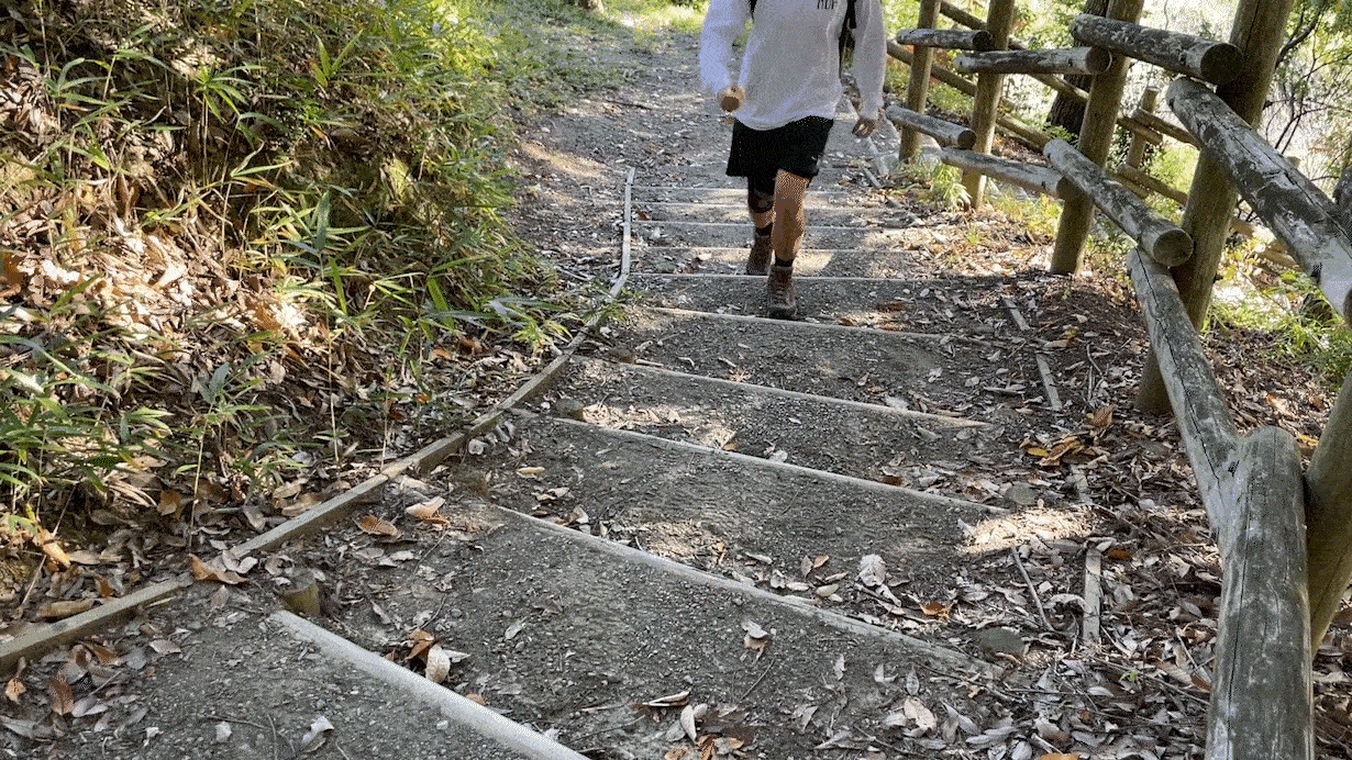 階段を上る時もスムーズ